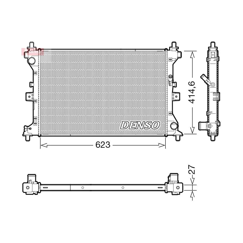 Radiator Apa Denso pentru Suzuki Sx4 S Cross/Vitara - DRM47039