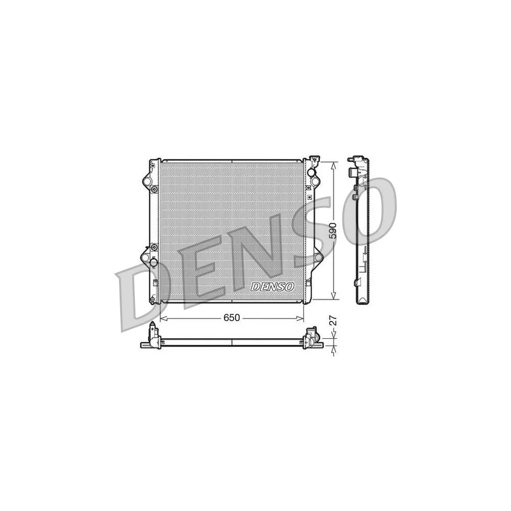 Radiator Apa Denso pentru Toyota Land Cruiser - DRM50047