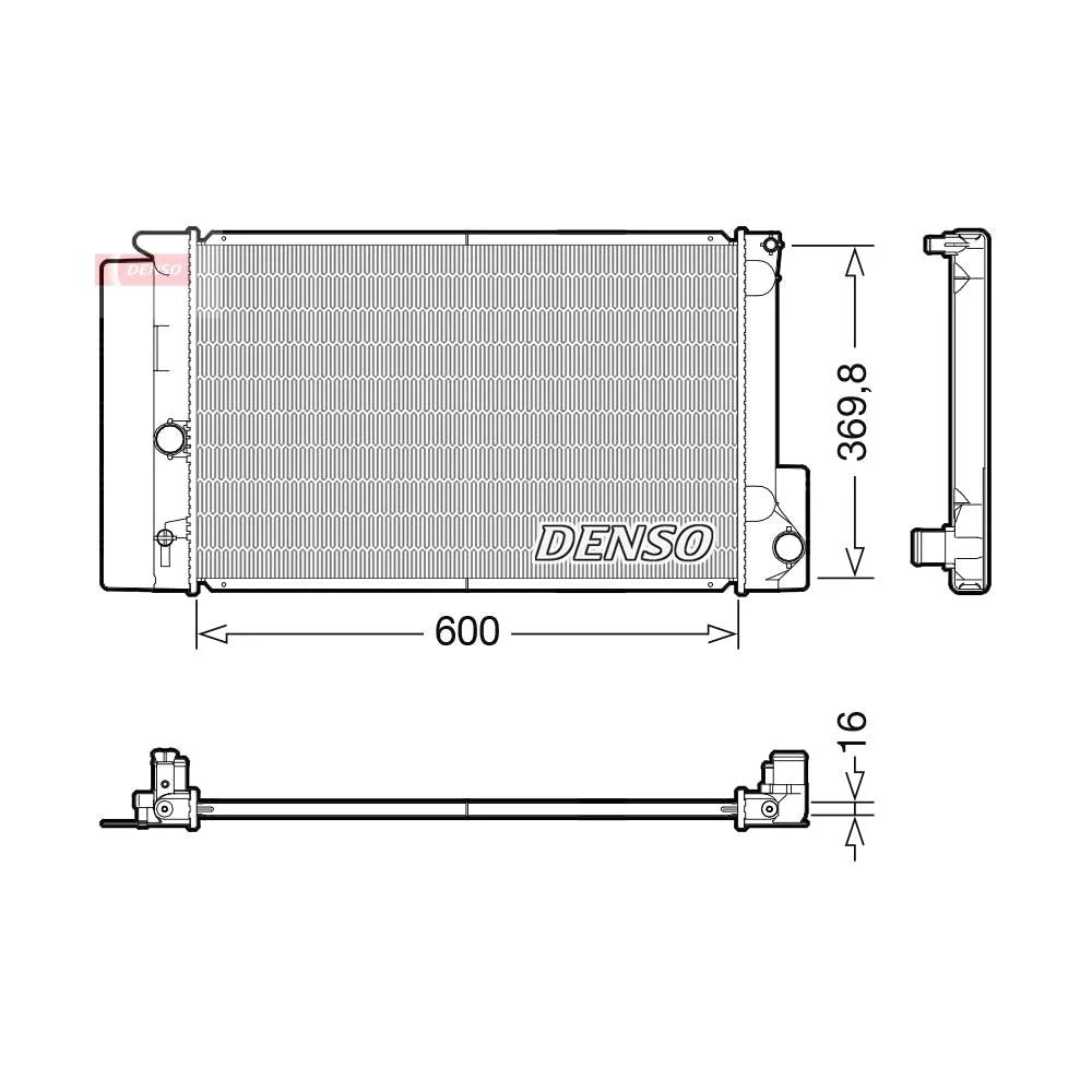 Radiator Apa Denso - DRM50126