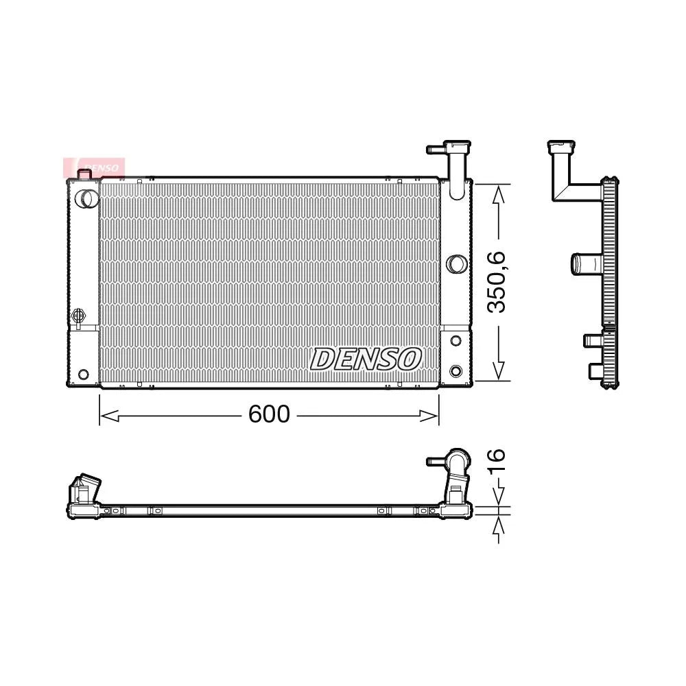 Radiator Apa Denso - DRM50133