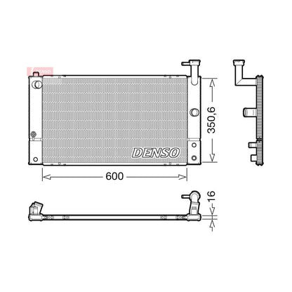 Radiator Apa Denso - DRM50133