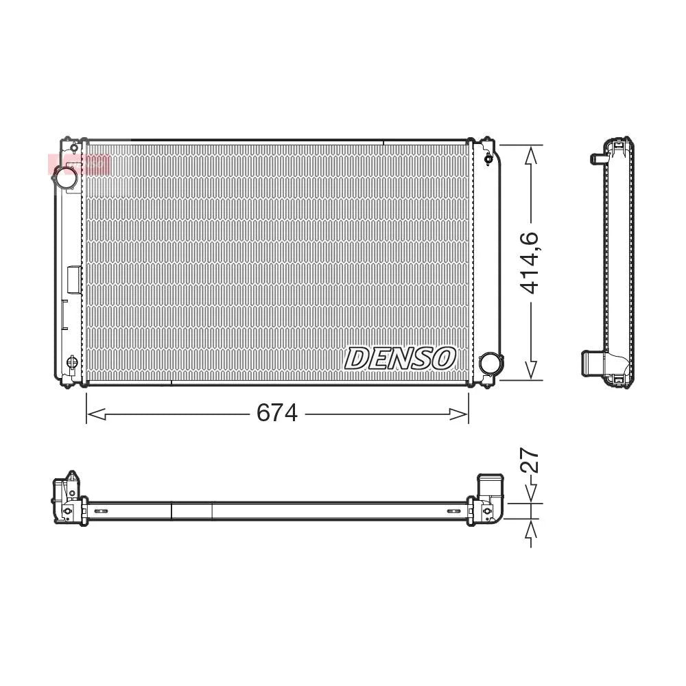 Radiator Apa Denso - DRM50151