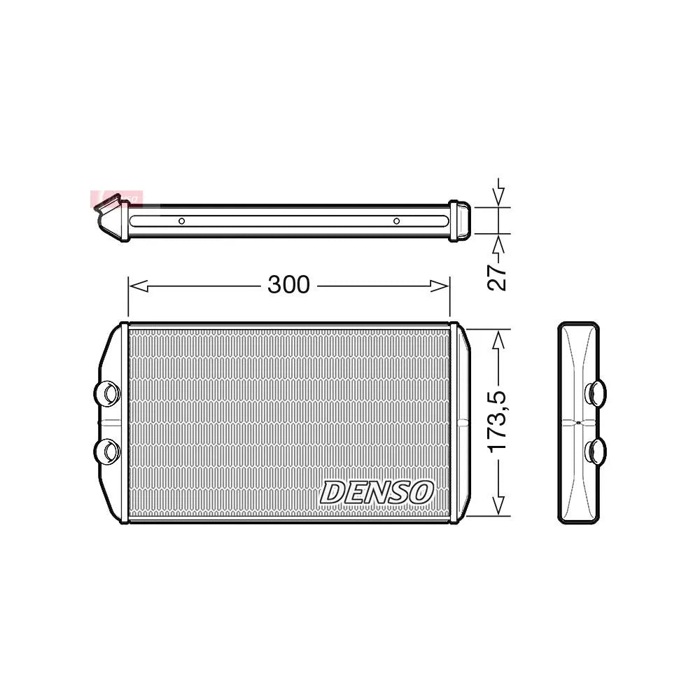 Radiator Apa Denso - DRR12008
