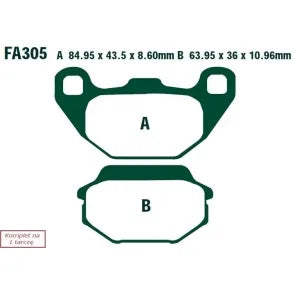 Placute Frana Moto Kymco Mxu 150 (05-12) EBC - EBCFA305R