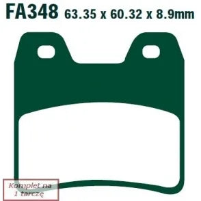 Placute Frana Moto Yamaha Fzs 1000 Fazer (01-05) EBC - EBCFA348HH