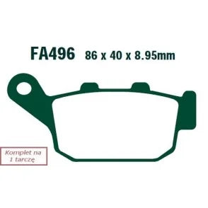 Placute Frana Moto Honda Cbr 650 Fae EBC - EBCFA496HH