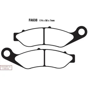 Placute Frana Moto EBC - EBCFA638HH