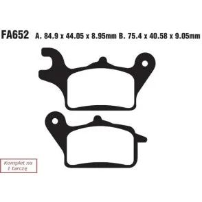 Placute Frana Moto EBC - EBCSFA652