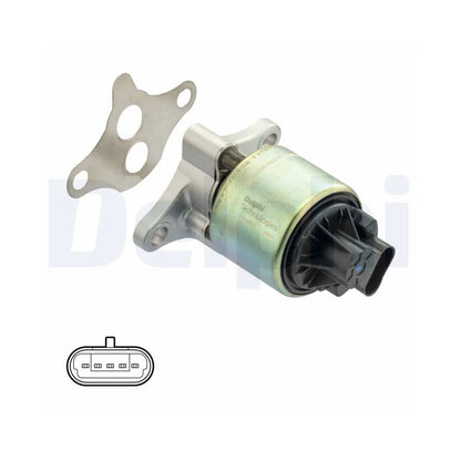 Egr Delphi pentru Chevrolet Aveo Kalos/Cruze/Epica/Lacetti/Nubira, Daewoo Lacetti/Tosca - EG10397-12B1