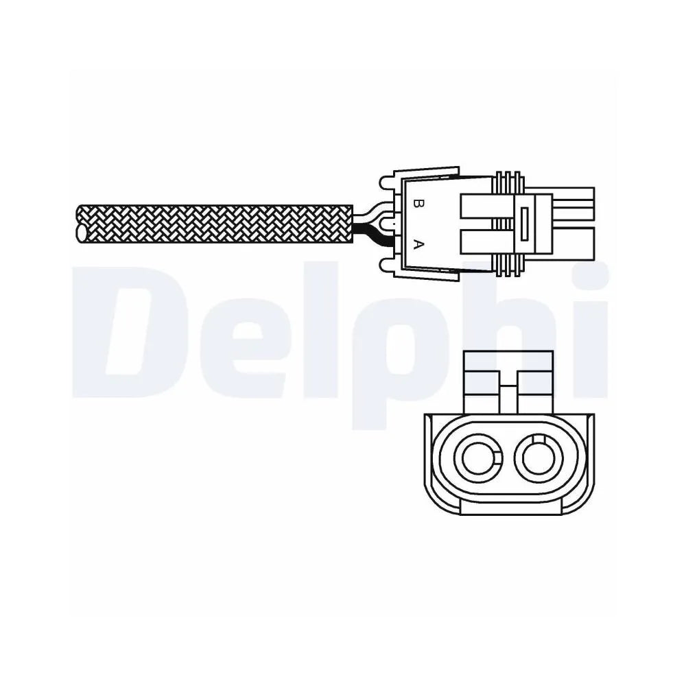 Sonda Lambda Delphi pentru Renault Clio/Rapid/Twingo - ES10989-12B1