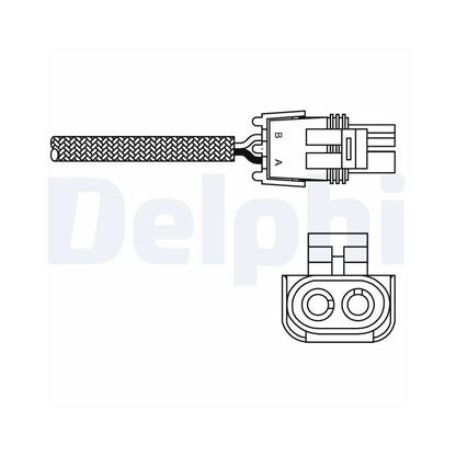 Sonda Lambda Delphi pentru Renault Clio/Rapid/Twingo - ES10989-12B1