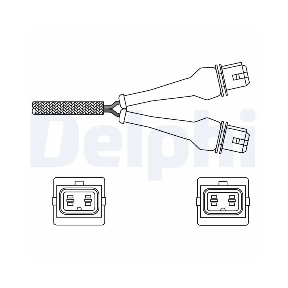 Sonda Lambda Delphi pentru Peugeot 205/309/405 - ES20244-12B1