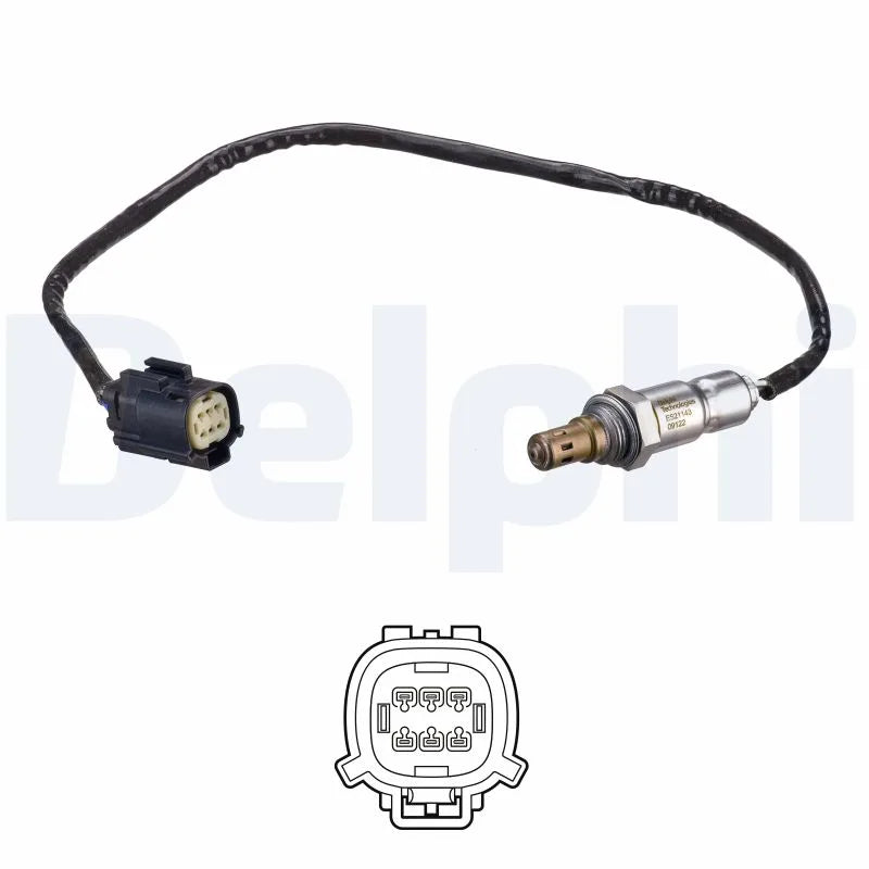 Sonda Lambda Ford Focus 1,5Tdci 15- Delphi pentru Ford B Max/C Max/Ecosport/Fiesta/Focus - ES21143-12B1
