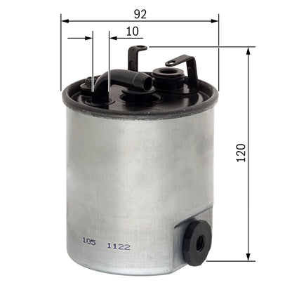 Filtru Combustibil BOS pentru Mercedes Sprinter - F026402044