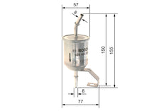 Filtru Combustibil Lexus Gx, Toyota 4 Runner V, Fj Cruiser, Fortuner, Hilux Viii, Land Cruiser Prado 01.05- Bosch pentru Lexus Gx, Toyota - F 026 403