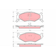 Set Placute Frana, Frana Disc TRW pentru Chrysler Daytona Cupe/Le Baron/Saratoga/Voyager - GDB1157