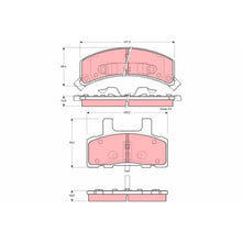 Set Placute Frana, Frana Disc TRW - GDB1273