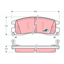 Set Placute Frana, Frana Disc TRW - GDB1309
