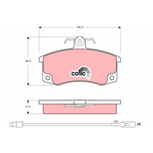 Set Placute Frana, Frana Disc TRW pentru Lada 110/111/112/Granta/Kalina, Zaz Tavria - GDB1446