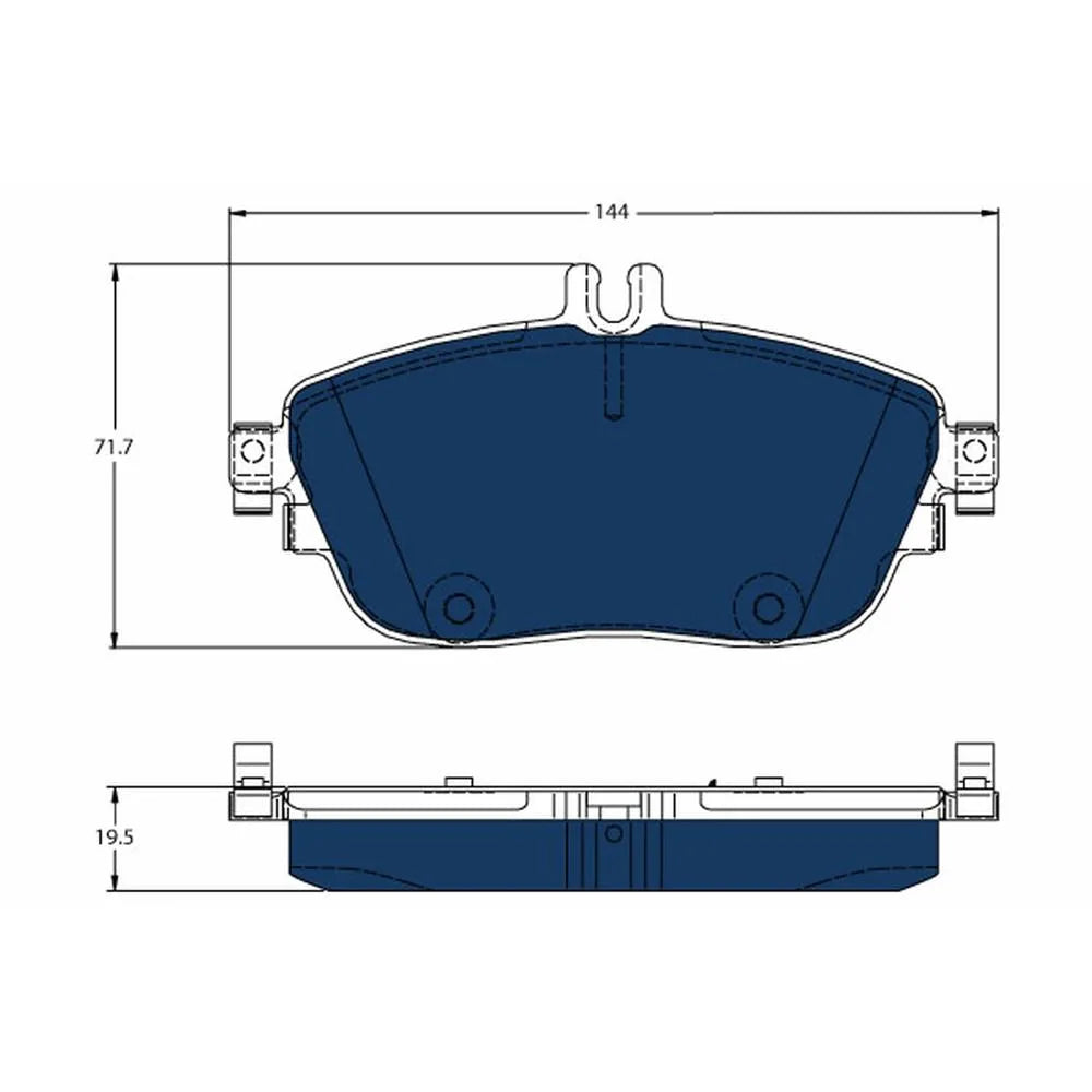 Placute Frana TRW - GDB1932BTE