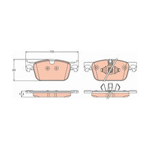 Set Placute Frana, Frana Disc TRW - GDB2221