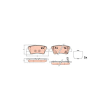 Placute Frana TRW - GDB2309