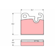 Placute Frana TRW pentru BMW 2 5 3 2 Cupe/2500 3 3/5/6 - GDB259