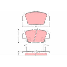 Placute Frana TRW pentru Acura Nsx/Nsx Targa, Honda Nsx - GDB3039