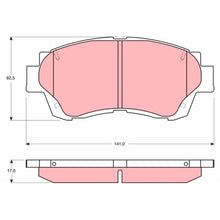 Placute Frana TRW - GDB3155