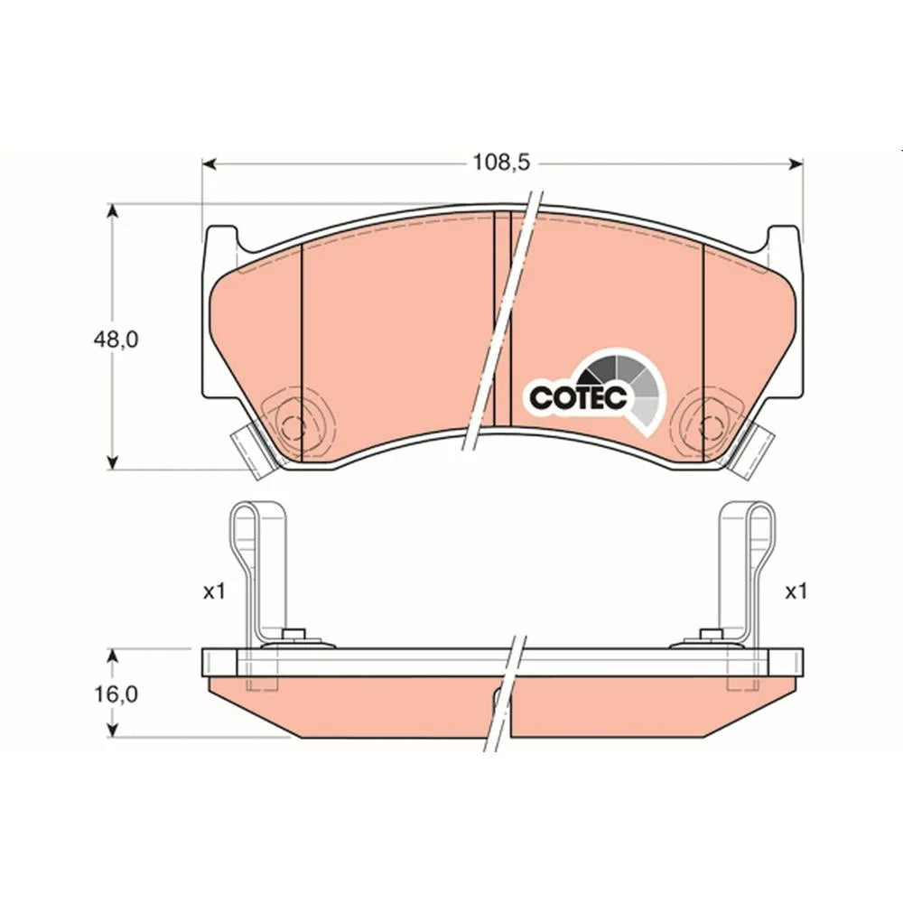 Set Placute Frana, Frana Disc TRW pentru Nissan Almera - GDB3180