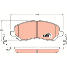 Set Placute Frana, Frana Disc TRW - GDB3287