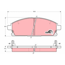 Placute Frana TRW - GDB3312