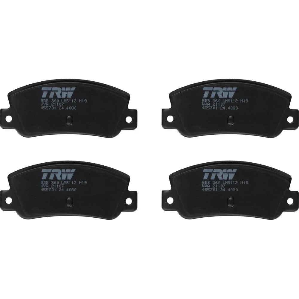 Set Placute Frana, Frana Disc TRW pentru Fiat Argenta/Croma, Lancia Dedra/Delta/Prisma/Thema - GDB360