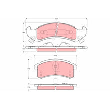 Placute Frana TRW - GDB4000
