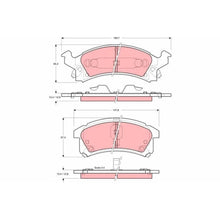 Set Placute Frana, Frana Disc TRW pentru Buick Skylark, Chevrolet Beretta Cupe/Cavalier Cupe/Cavalier/Corsica - GDB4002