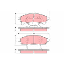 Placute Frana TRW - GDB4014