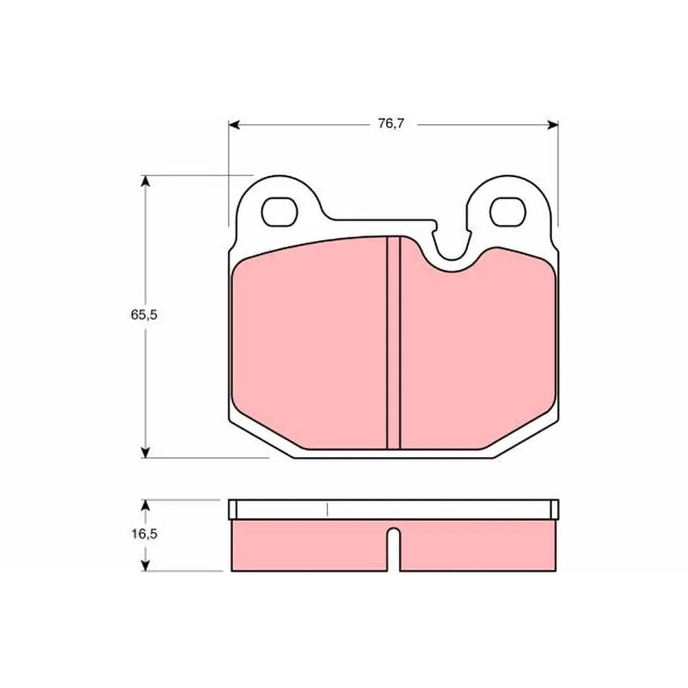 Set Placute Frana, Frana Disc TRW pentru BMW 3/M1 - GDB654