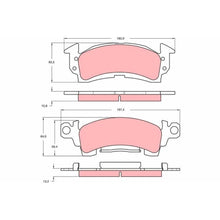 Set Placute Frana, Frana Disc TRW - GDB742