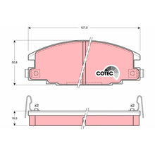Set Placute Frana, Frana Disc TRW pentru Isuzu Campo/Trooper, Opel Campo/Frontera A - GDB870