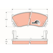 Placute Frana TRW - GDB883