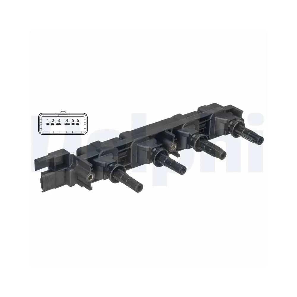 Kit Aprindere Delphi pentru Citroen C4 Cupe/C4/C8, Peugeot 206/307/307 Cc/406/406 Cupe - GN10502-12B1