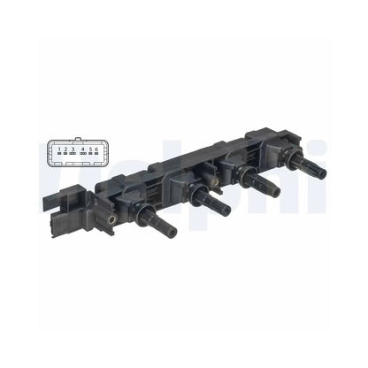 Kit Aprindere Delphi pentru Citroen C4 Cupe/C4/C8, Peugeot 206/307/307 Cc/406/406 Cupe - GN10502-12B1