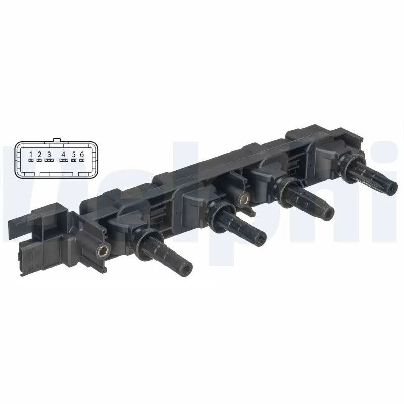 Kit Aprindere Delphi pentru Citroen C4 Cupe/C4/C8, Peugeot 206/307/307 Cc/406/406 Cupe - GN10502-12B1