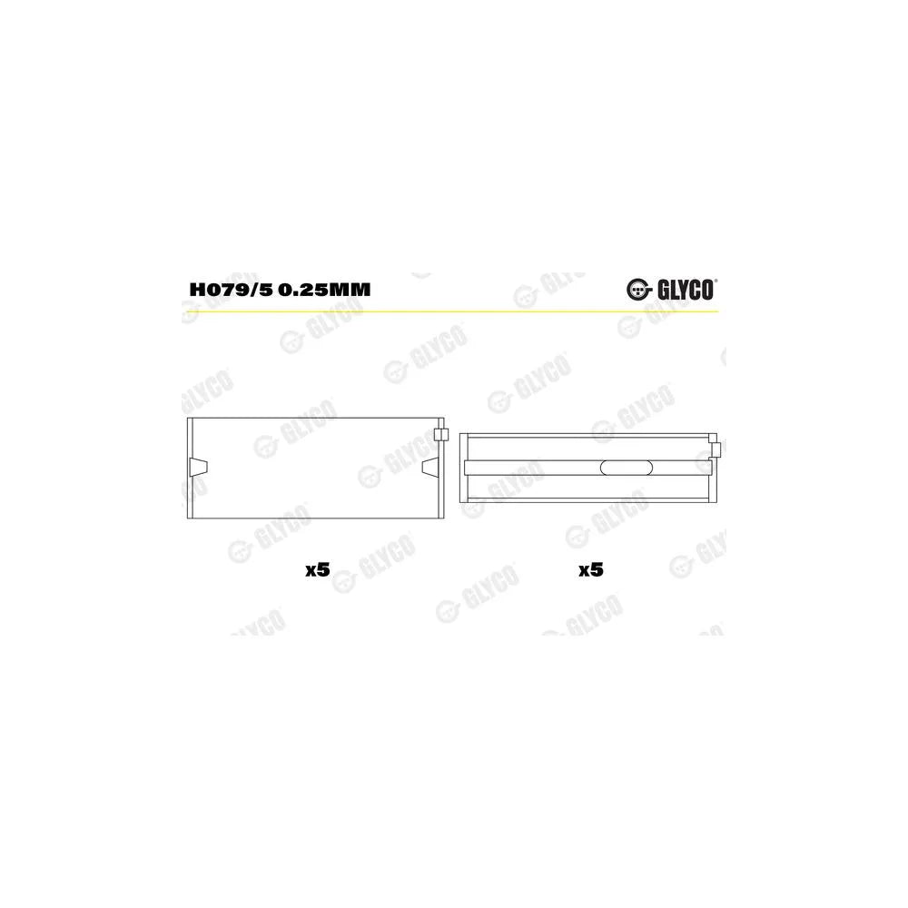 Cuzineti, Arbore Cotit Glyco - H079/5 0.25MM