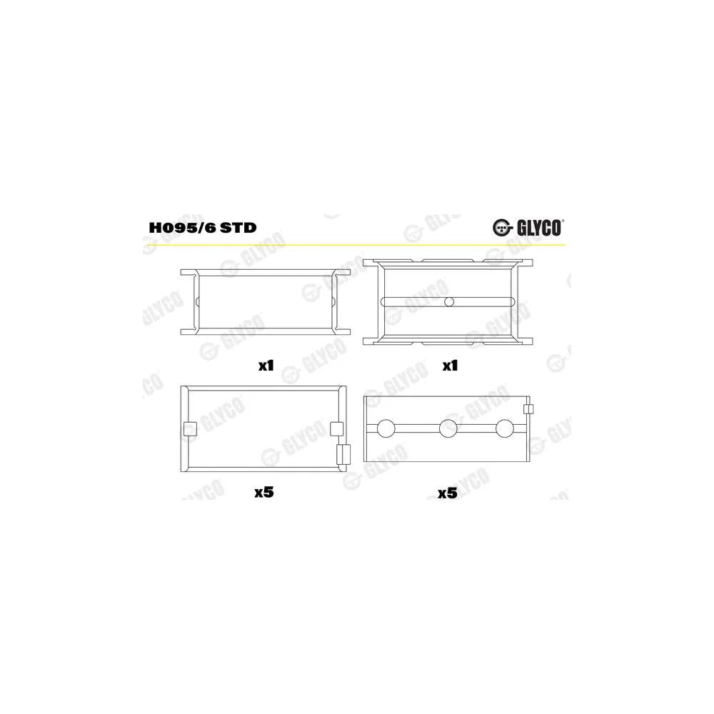 Cuzineti, Arbore Cotit Glyco - H095/6 STD