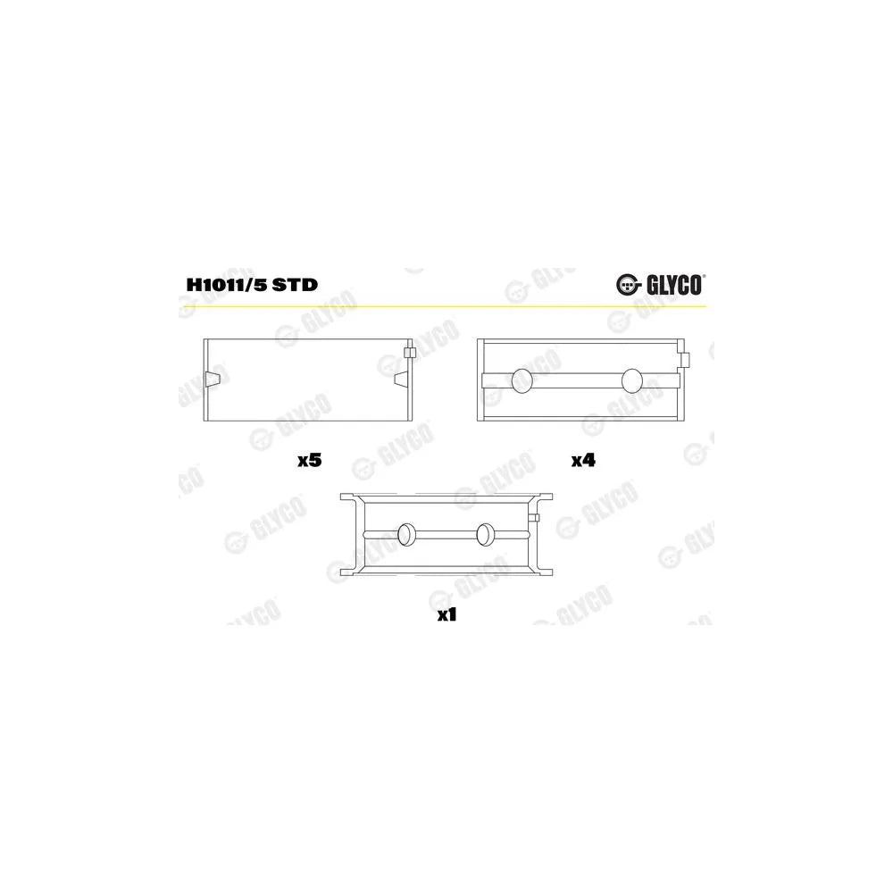 Cuzineti, Arbore Cotit Glyco - H1011/5 STD