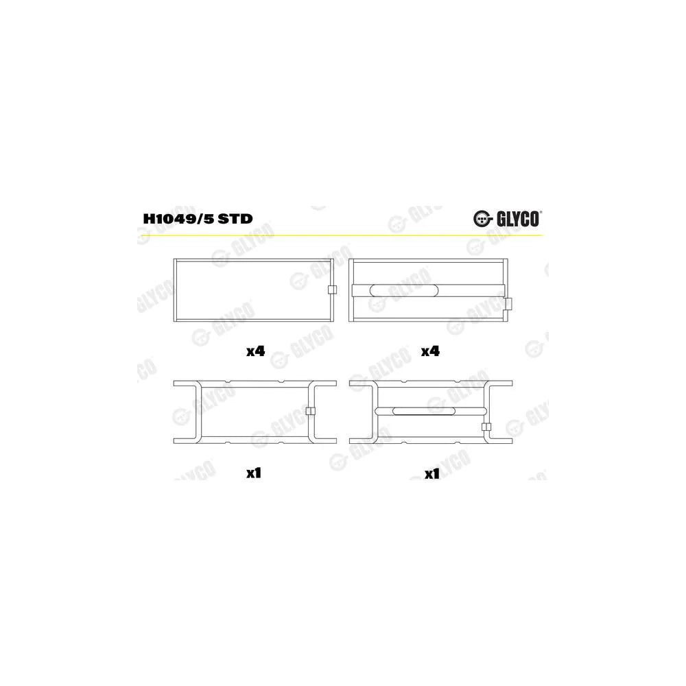Cuzineti, Arbore Cotit Glyco - H1049/5 STD