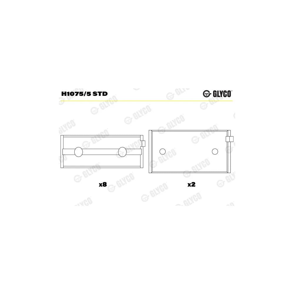 Cuzineti, Arbore Cotit Glyco - H1075/5 STD