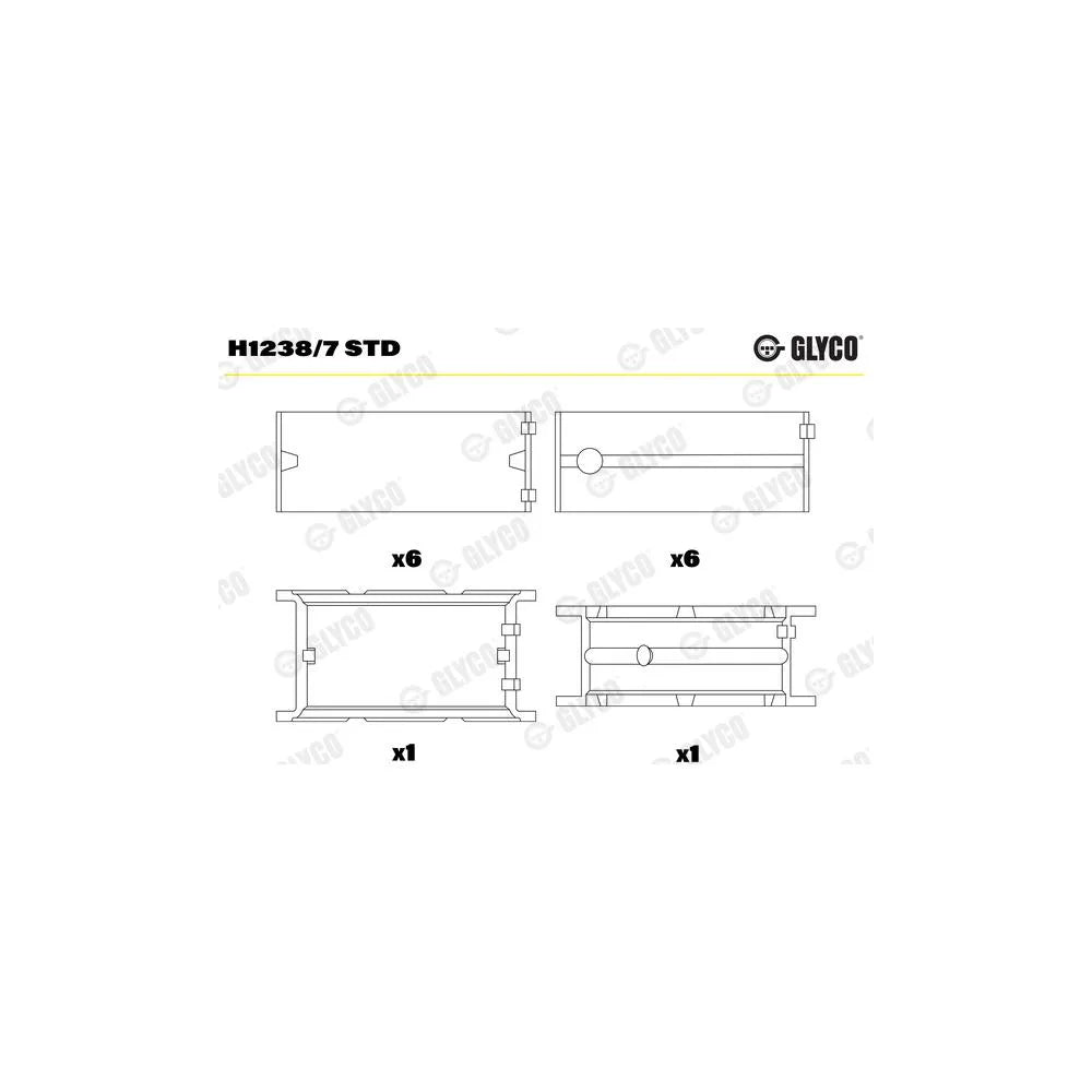 Cuzineti, Arbore Cotit Glyco - H1238/7 STD