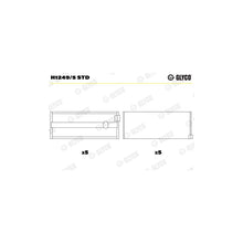 Cuzineti, Arbore Cotit Glyco - H1249/5 STD
